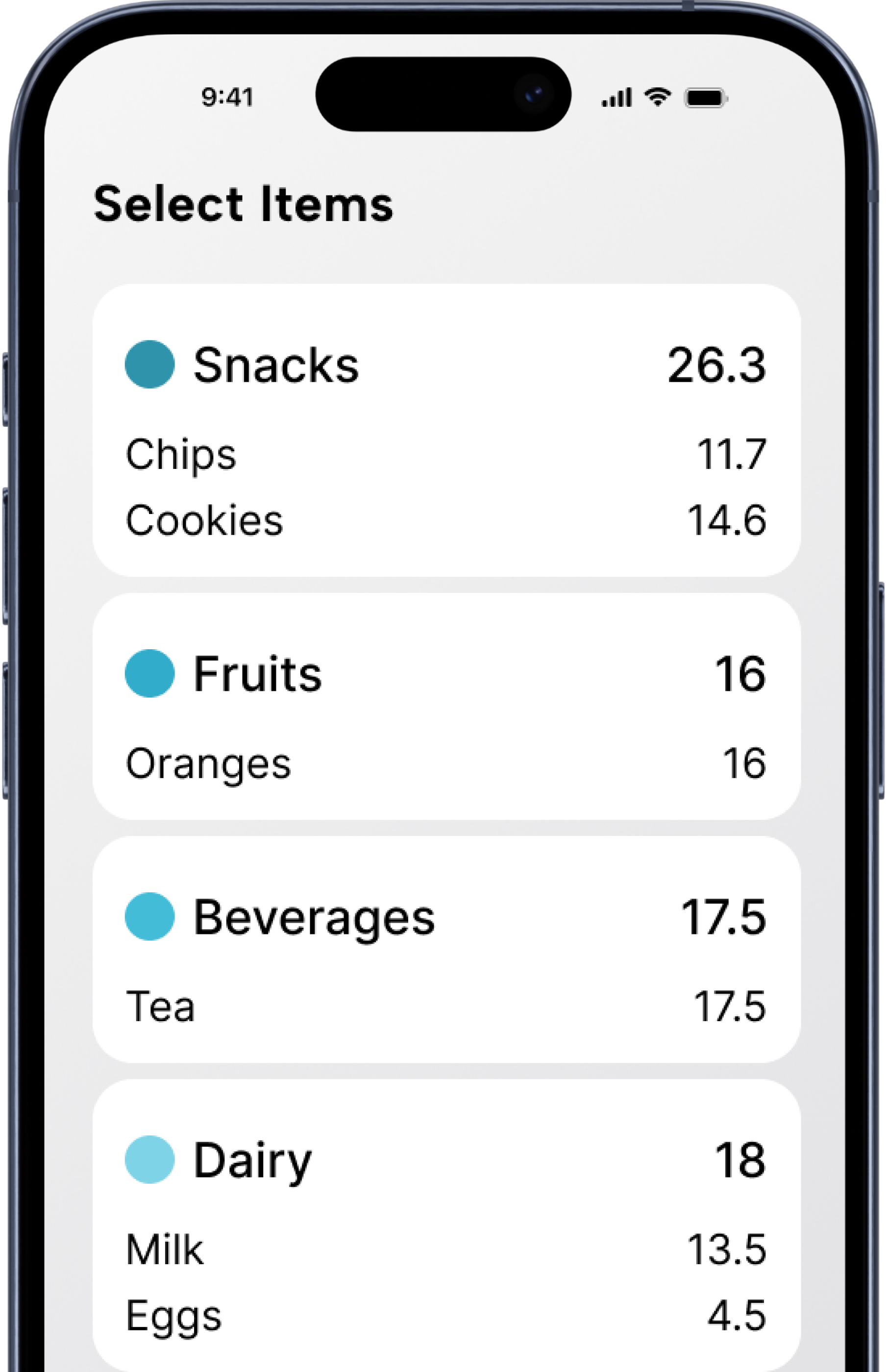 extracted items screenshot